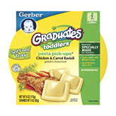 Gerber Graduates  pasta pick-ups, chicken & carrot ravioli Full-Size Picture